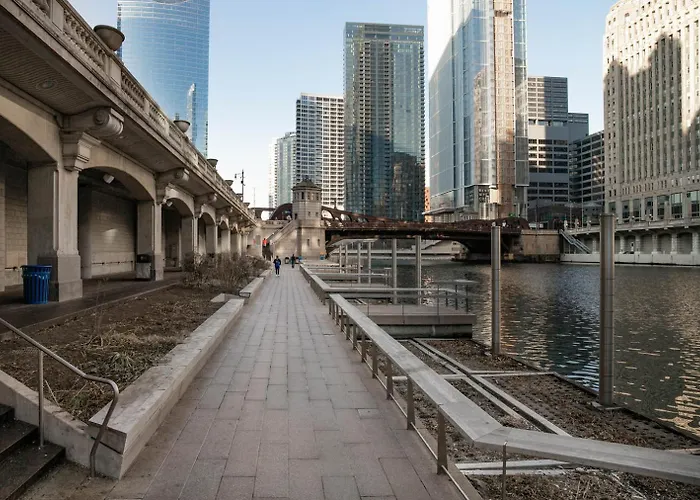 River North 1br W Coffee Shop Gym Nr Chi-972 Apartamento *