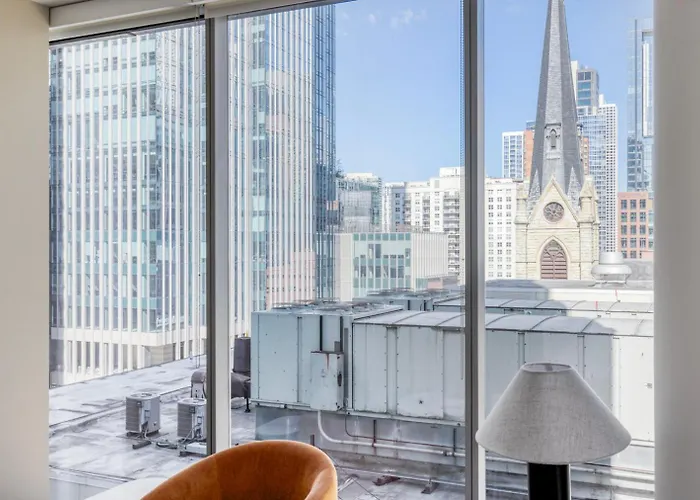 Apartamento River North 1br W Coffee Shop Gym Nr Chi-972 Chicago